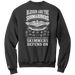 Submarine Service Sweatshirt Blessed Are The Submariners Sweatshirt Back