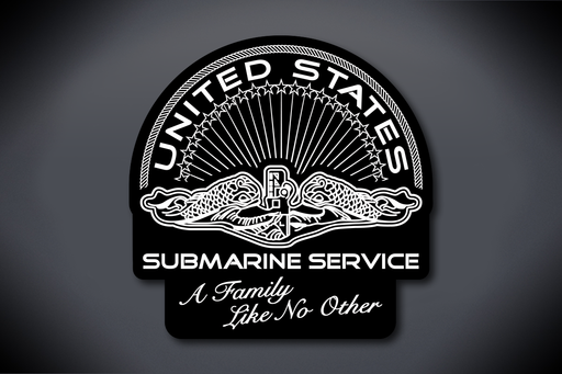 United States Submarine Service - A Family Like No Other Vinyl Decal