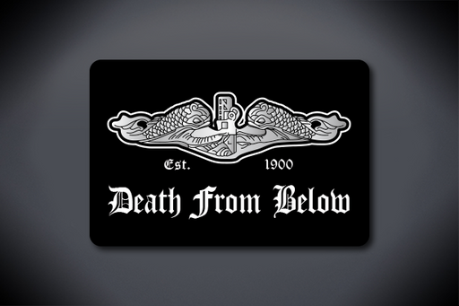 Death From Below Aluminum Sign