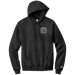 Silent Strength. Enduring Legacy. Hoodie -Front Left Chest Veteran with Dolphins