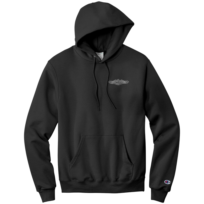 Silent Strength. Enduring Legacy. Hoodie -Dolphins on Front Left Chest