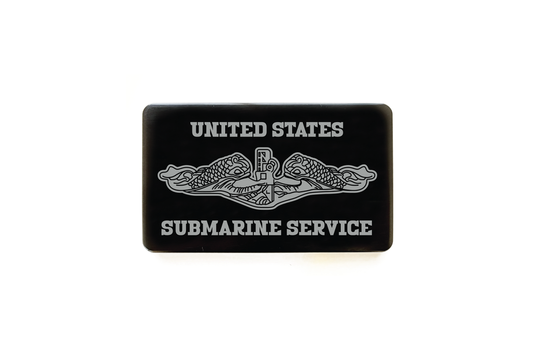 United States Submarine Service Laser Engraved Hitch Cover