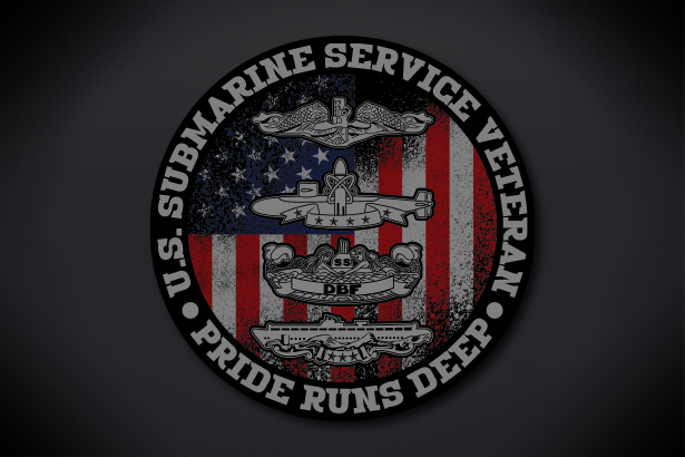 U.S. Submarine Service Veteran Pride Runs Deep Magnet