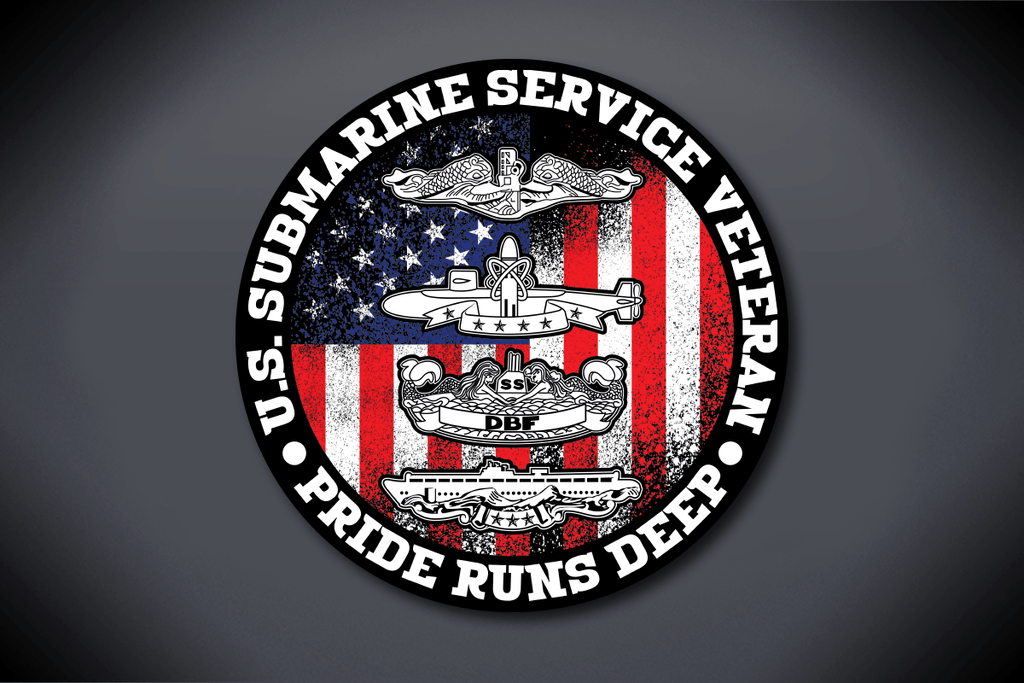 UNITED MILITARY SALES US SUBMARINE SERVICE NAVY PRIDE RUNS DEEP BELT BUCKLE store