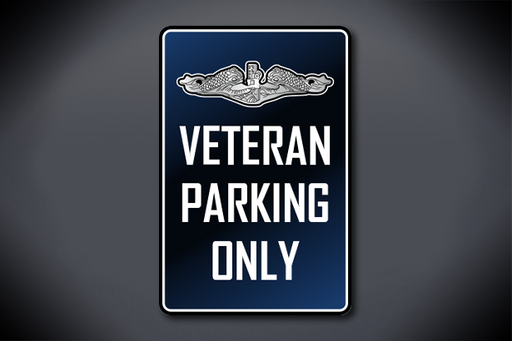 Veteran Parking Only Aluminum Sign